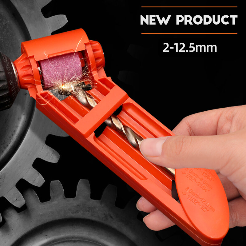 2022 Grinding Wheel Drill Bit Sharpener Hand Tools Nail Drill Bits Set Sharpener For Step Drill Dremel Accessories