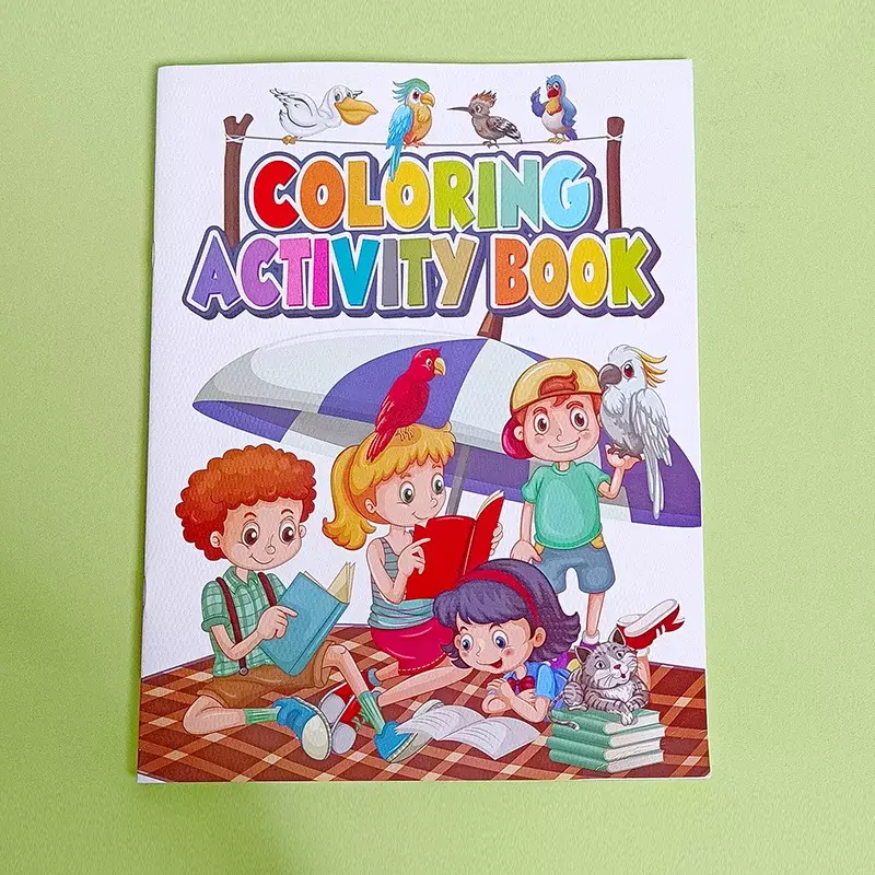 Färbung Aktivität Buch Cartoon Färbung für Kinder Erleuchtung, Puzzle, Graffiti Malerei, einfache Striche Mal bücher