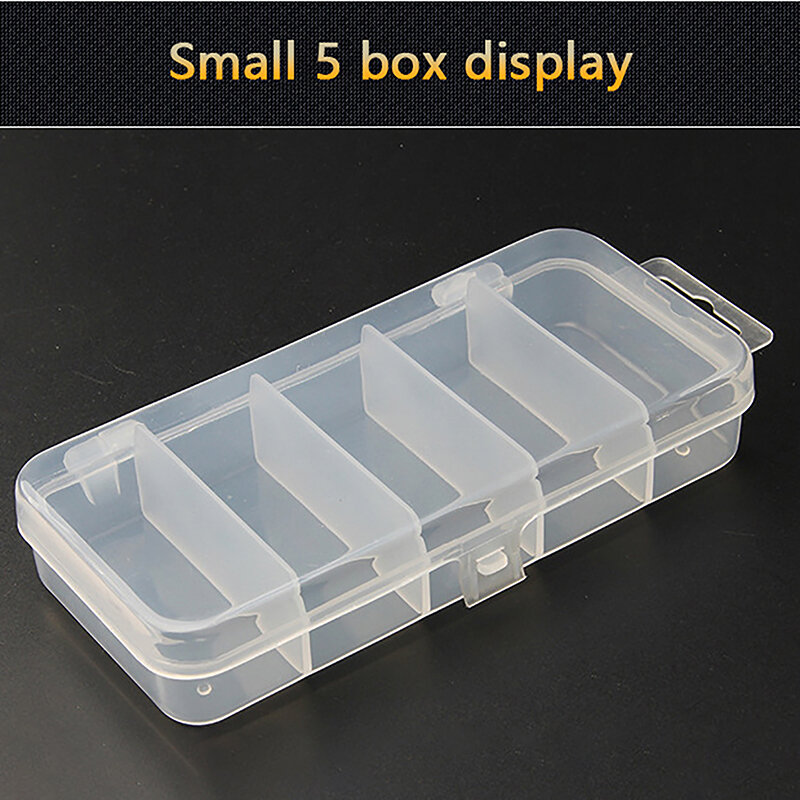 1PC Fishing Tackle Box Compartments Plastic Waterproof Fishing Equipment Fish Lure Hook Bait Storage Case