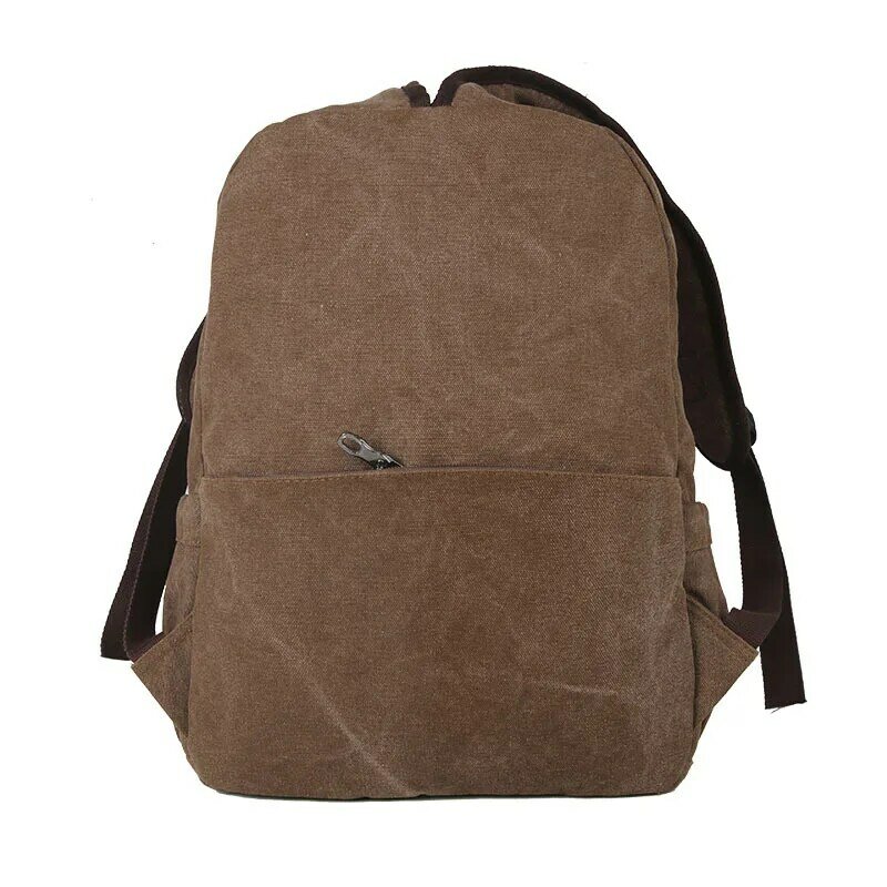 YoReAi New Canvas Fabric Backpack for Men Simple Large Casual Capacity  Multifunction School Students Bag Travel Package
