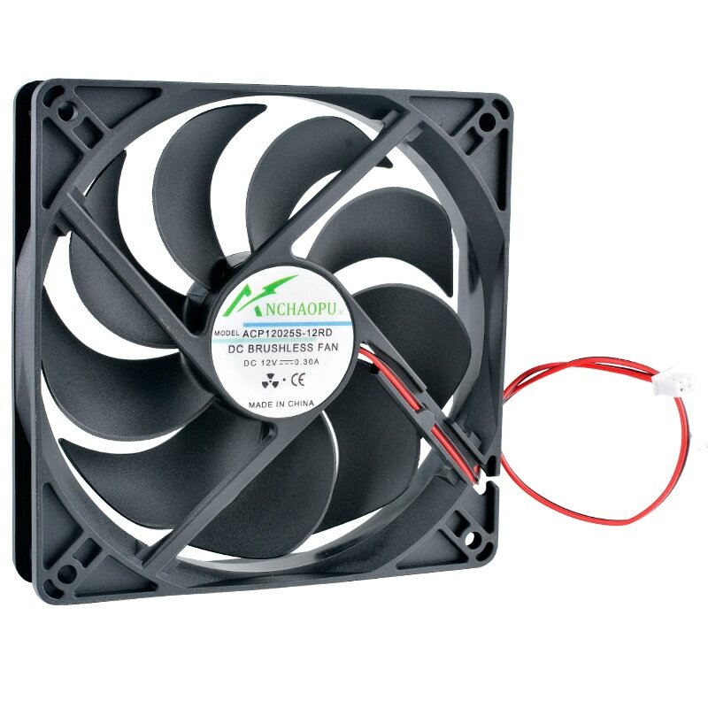 ACP12025S 12cm 120mm fan 120x120x25mm DC12V 0.30A 2000rpm High speed cooling fan for chassis power supply