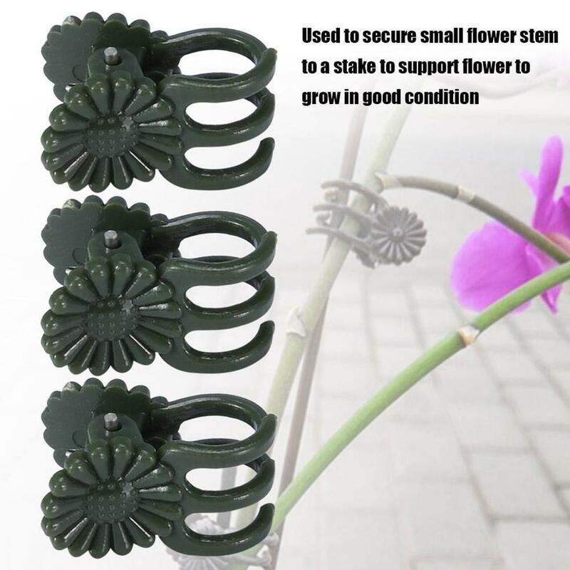 1-100 PCS Plant Clips Vine Clamp Plant Support For Grafting Tomato Butterfly Orchid Flowers Clip Garden Accessories Tools