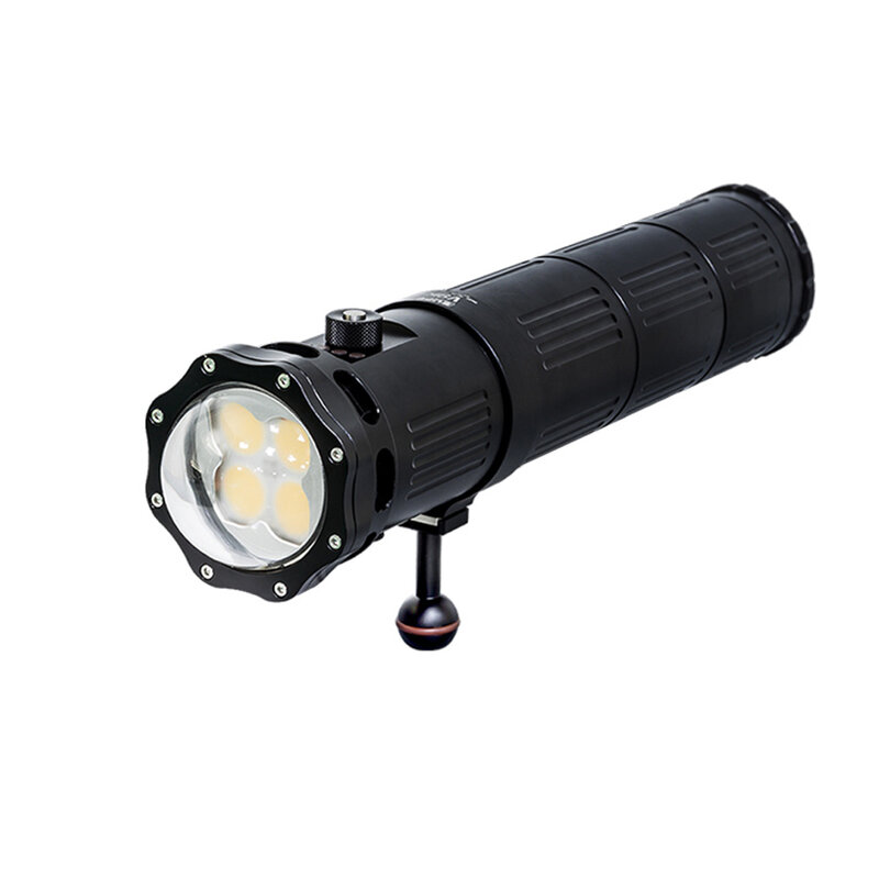 SUPE Scubalamp-luz de buceo subacuático V12K, luz LED COB para fotos y videos, grado de película, 24.000 lúmenes