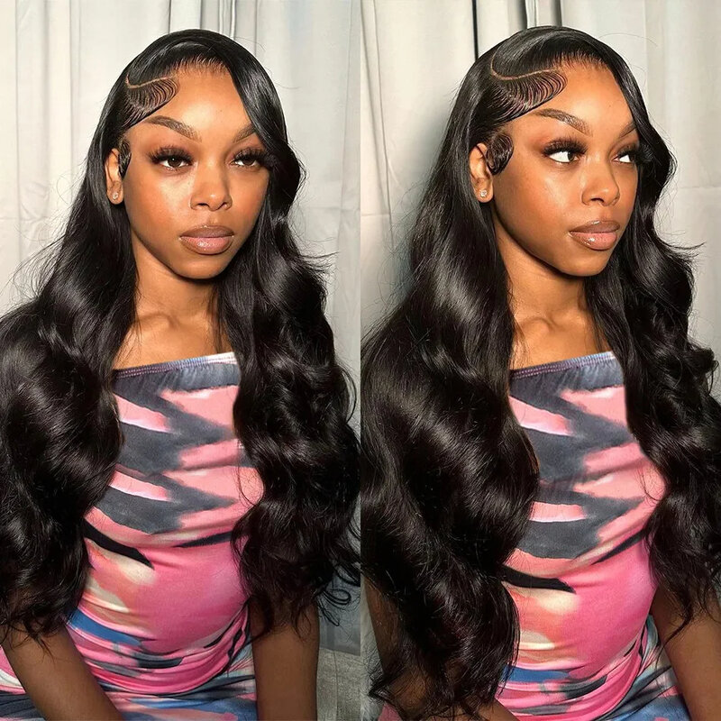 Brazilian HD Transparent Lace Frontal Wig 13x4 13x6 Body Wave Lace Front Wig Loose Wave Wig 30 32 Inch Glueless Wigs For Women