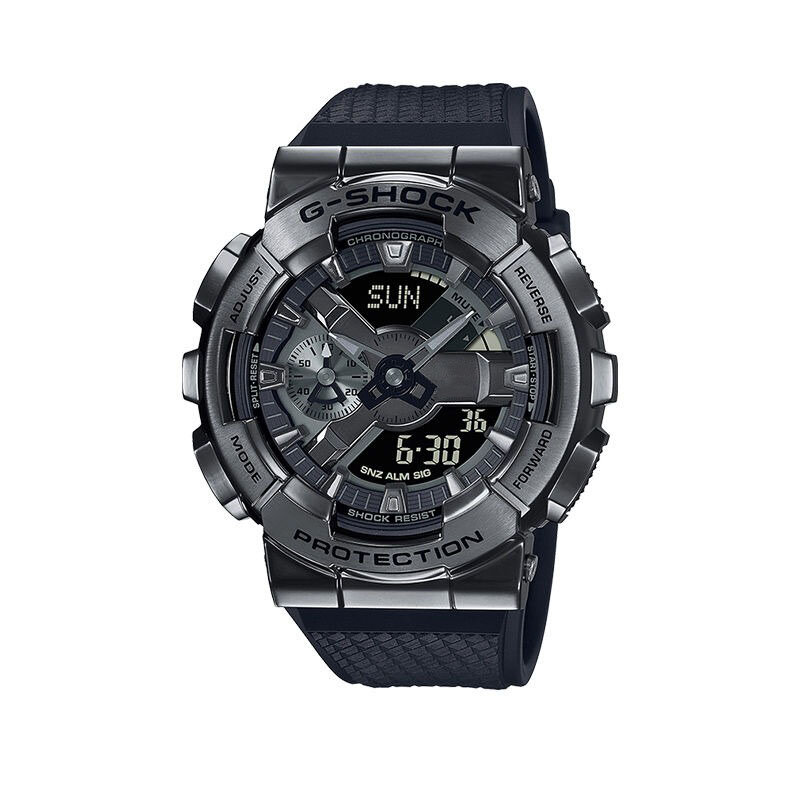 G-SHOCK GST-GM-110 Men's Watch Sports Waterproof Watch LED Lighting Multifunction Automatic Calendar Alarm Week Stopwatch Clock