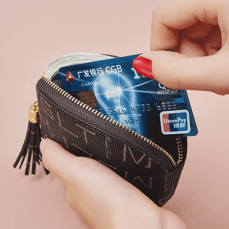 MashaLanti-cartera con bolsillo para monedas para mujer, tarjetero pequeño, funda para pasaporte, monedero corto, tendencia 2022