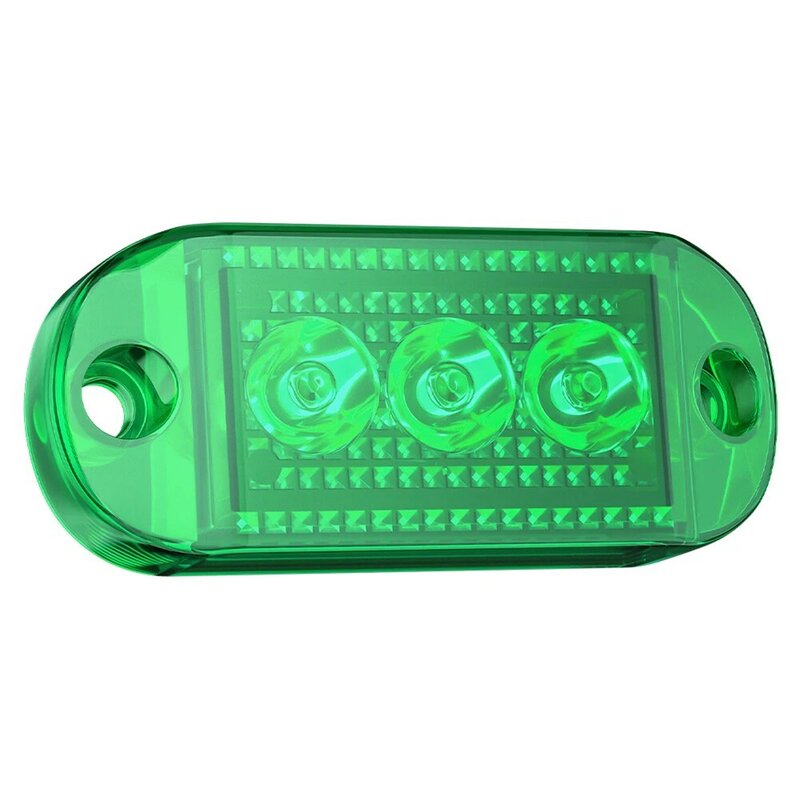 Luz LED de liquidación para coche, marcador lateral Universal, lámpara de camión, remolque, rojo y blanco, 12V, 24V
