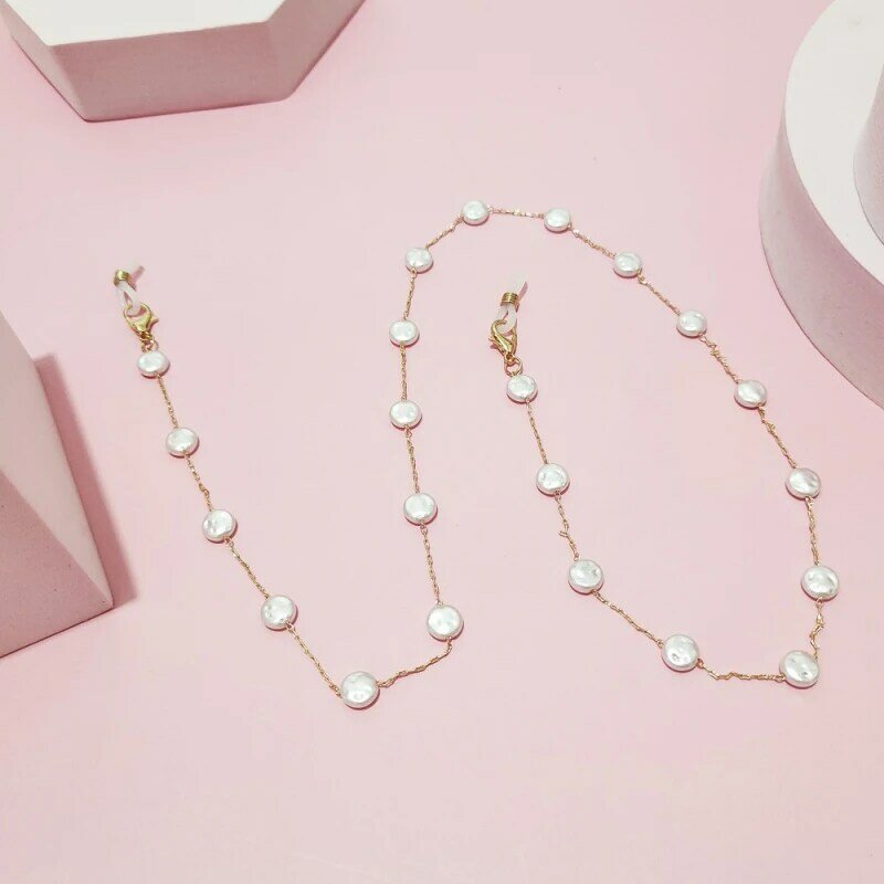 Soporte para auriculares de 1/2/3 piezas, cadena con forma de corazón para gafas de sol, conveniente, a la moda
