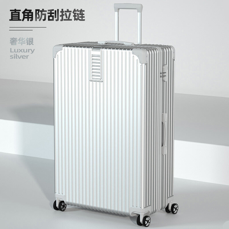PLUENLI-maleta de viaje para hombre y mujer, Maleta de gran capacidad con contraseña, con ruedas universales, resistente al desgaste