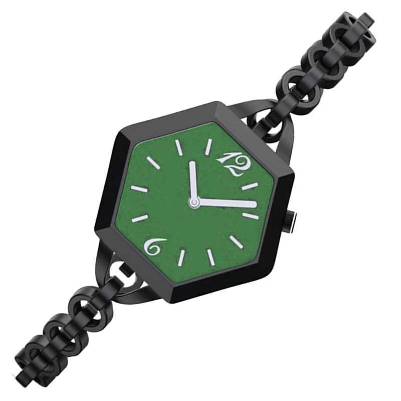 Dameshorlogeband Damesmode Elegant Zeshoekig Waterdicht Analoog Quartz Horloge Cadeau Mini-Horloge Voor Dames
