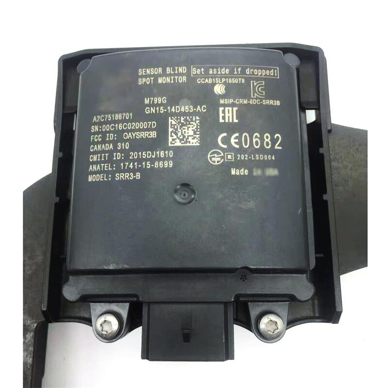 Monitor Sensor de Distância com Suporte, Módulo Sensor de Ponto Cego, GN15-14D453-AC, 18-21, Ford Ecosport SE