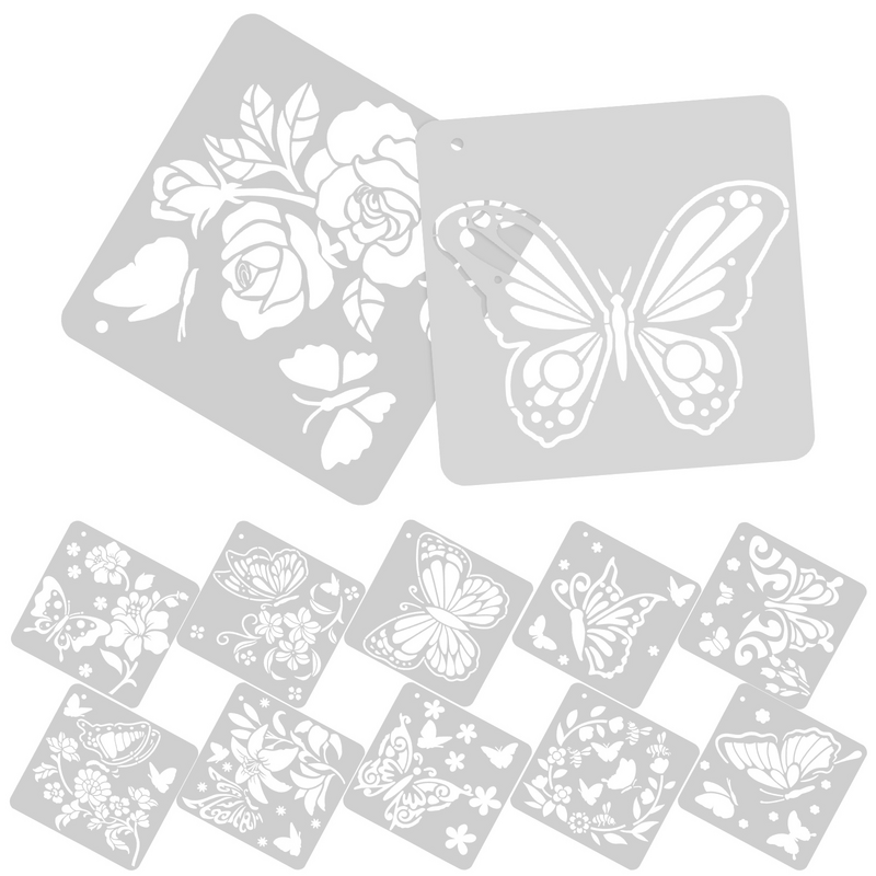 Butterfly Template Butterfly Painting Stencil Craft Stencil Large Stencils Coloring Embossing Album