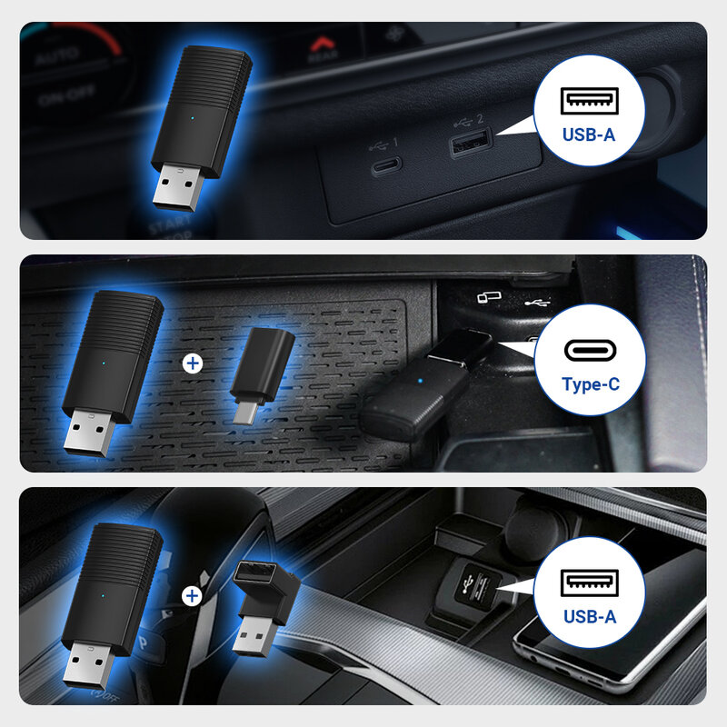 Otto motion Mini Wireless Carplay Adapter WiFi Bluetooth verbinden Smart Car Systeme Apple Car Zubehör neuesten