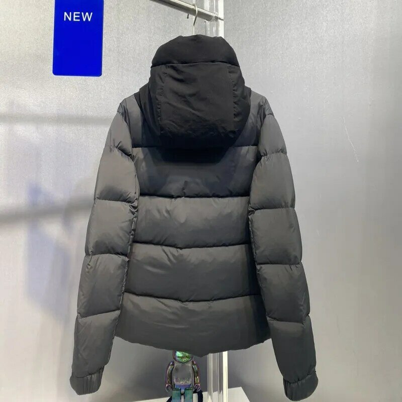 Autunno e inverno maschio piumino con cappuccio Y2K giacca Casual ingresso guardia lettera LOGO moda comfort movimento caldo cappotto maschile