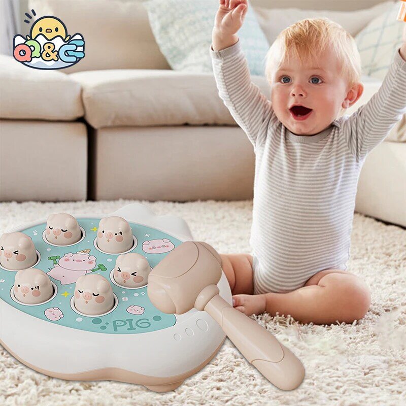 Interaktywne walnięcie gra Mole dziecko walenie zabawka wczesna rozwojowa koordynacja oka młotki edukacyjne zabawki dla dzieci prezent