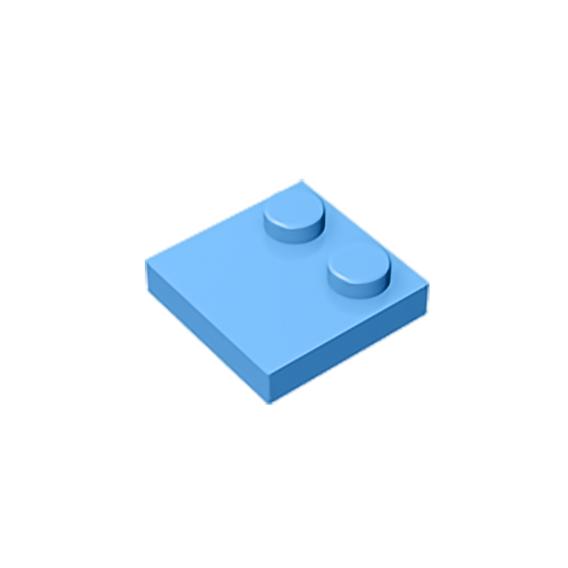 MOC-azulejo de GDS-1483 DIY, modificado en el borde con tachuelas 2x2, compatible con lego, 33909 piezas de juguetes para niños