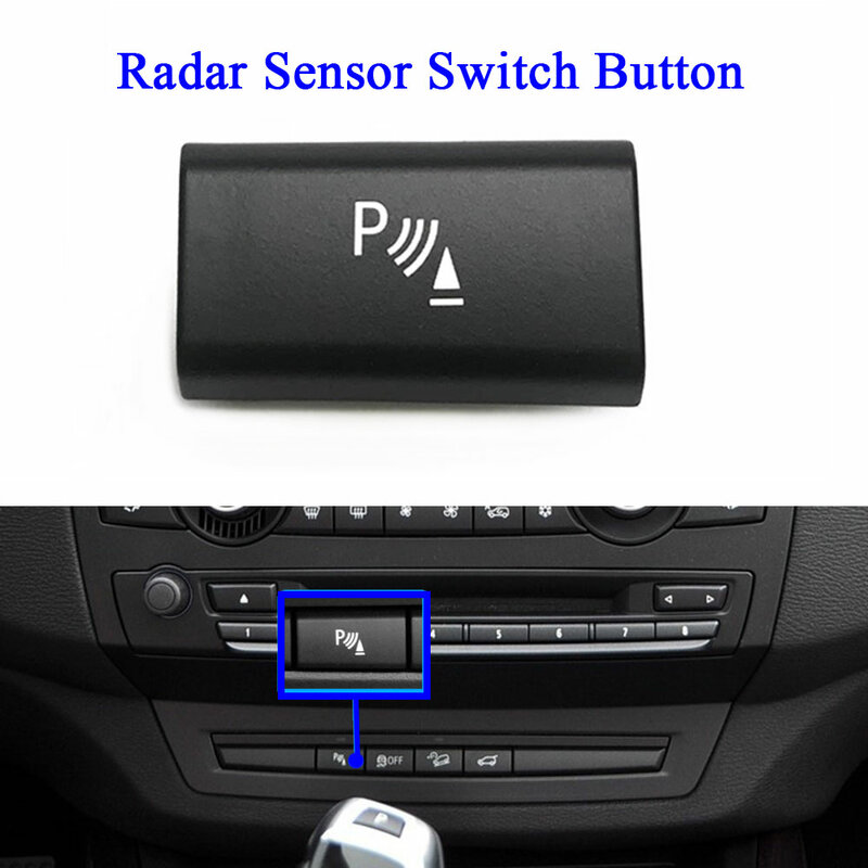 Reemplazo de la cubierta de la llave del interruptor del maletero trasero para BMW X5, X6, E70, E71, E72, ventilador del salpicadero, botón de Radar de volumen, rejilla de ventilación de CA