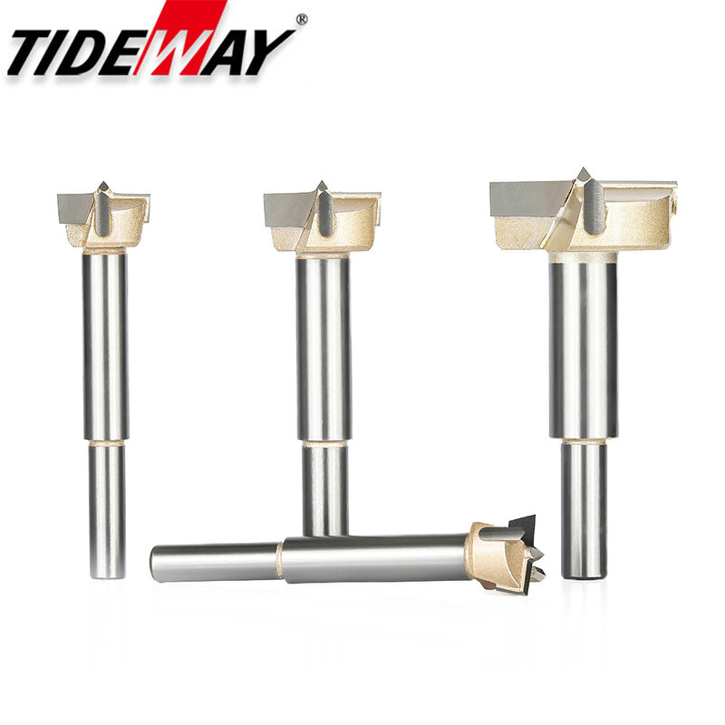 Tideway – ensemble d'outils Forstner pour le travail du bois, forets à bois, auto-centrant, en carbure de tungstène, scie à trous, 1 pièce