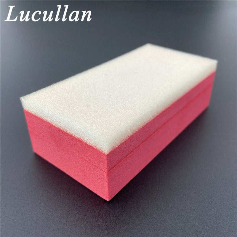 Lucullan-Oferta especial para esponjas de cerámica, modelo de celda abierta pequeña roja, 11,11