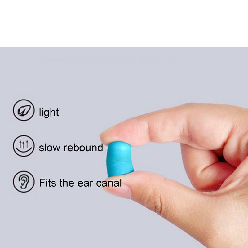 Soundproof Mute Sleeping Soft Ear Plug Anti-noise Slow Rebound Sleep Ear Plugs Anti-Noise Protection Home Dormitory Sleep Supply
