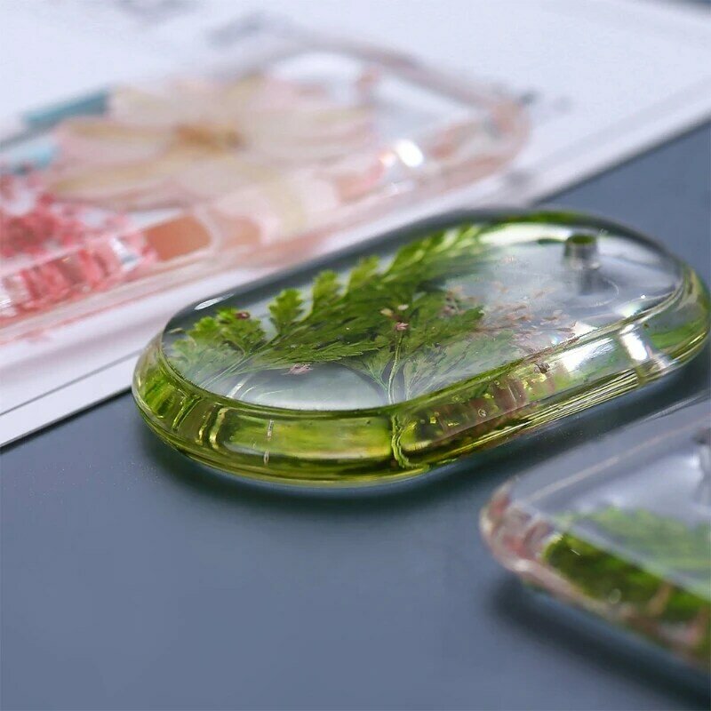 Cetakan Resin Kristal UV Liontin Gantung Cetakan Resin Epoksi Terdaftar Cetakan Perhiasan DIY