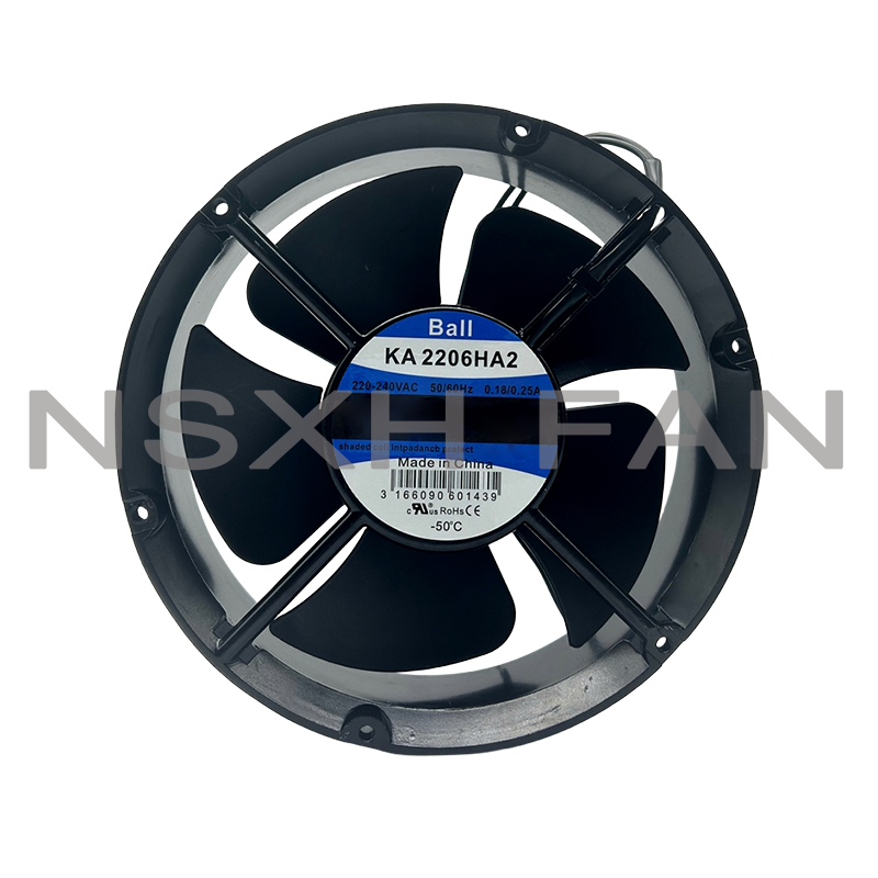 NEW KA2206HA2 222*60mm 220V Axial Metal IP55 AC Cooling Fan