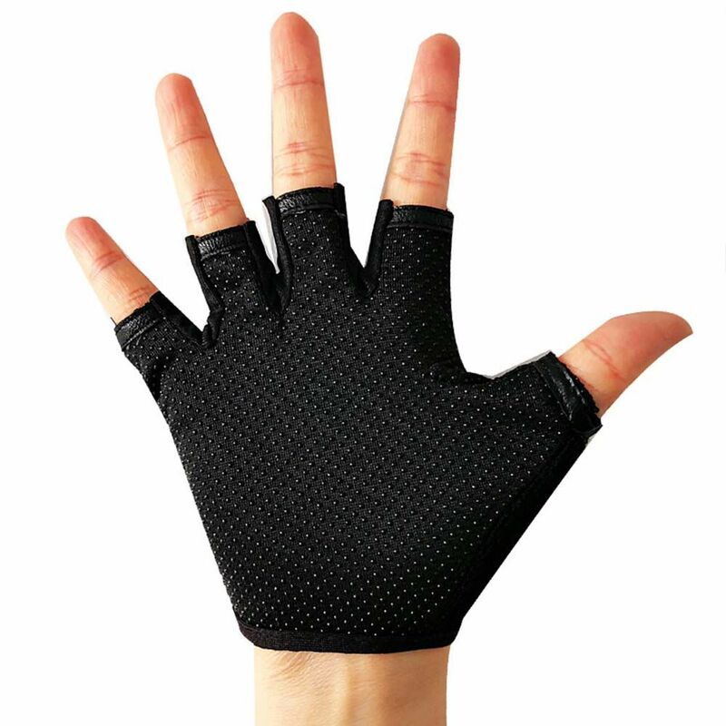 Sport Breathable Skating Hiking Non-slip Half Finger Golves Children Cycling Gloves Riding Equipment Camouflage Bike Mittens