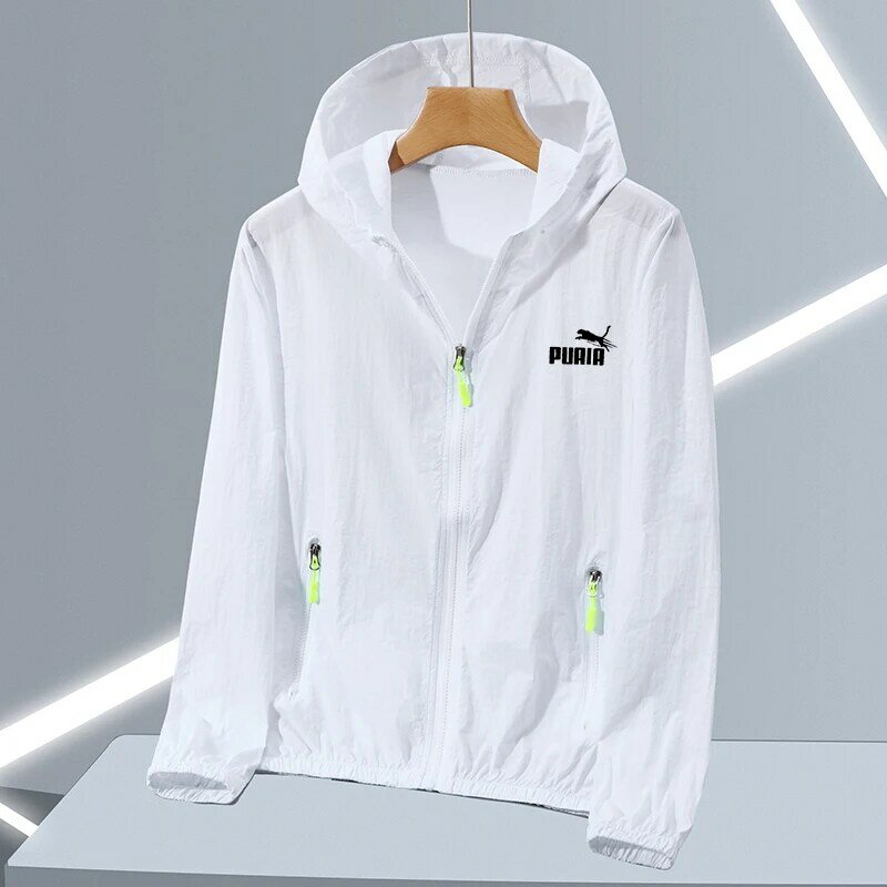 2024 new men's and women's sunscreen clothing outside wear loose casual all-UV-proof light breathable