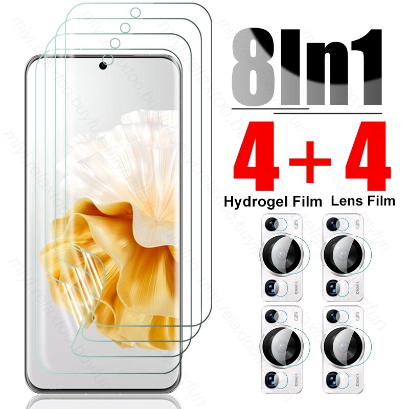 Film protecteur d'écran en hydrogel souple 999D pour Huawei P60 Pro 4G, pas de verre sur 93wei HuAbropérer y P 60 Art P60art P60pro, verre d'appareil photo