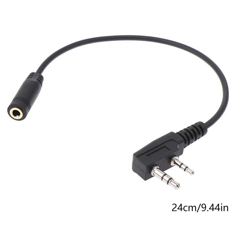 2-pinowy kabel do transferu słuchawek audio K1 do 3,5 mm dla TYT dla adaptera zestawu słuchawkowego Walkie Talkie UV5R 888S