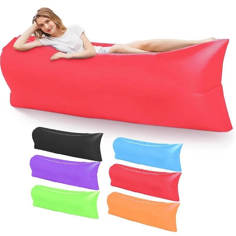 Inflatable Lounger, Best Air Lounger for Travelling, Camping Hiking, Ideal Inflatable Couch for Pool and Beach Parties Festivals