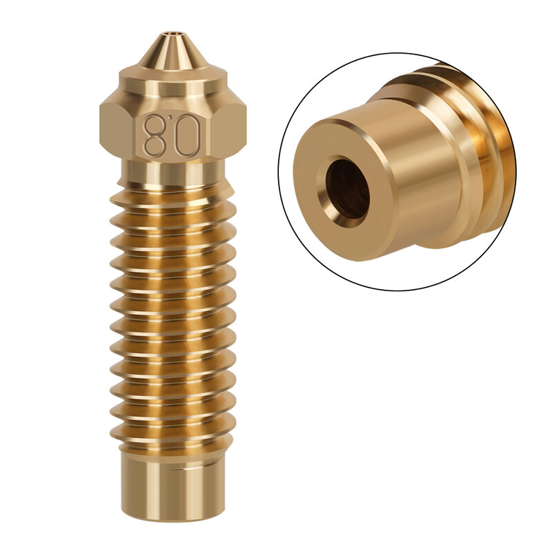 1~10pcs Brass 3D Printer Nozzle For Elegoo Neptune 4 Plus, Wholesale 0.2 0.4 0.8 1.0mm Nozzles For Neptune4 Max/ Neptune4 Plus