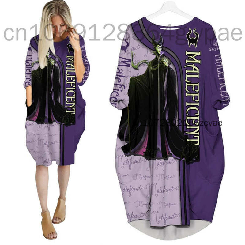 Женское Свободное платье с длинными рукавами и карманами «летучая мышь»