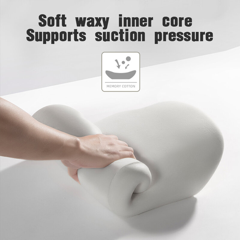 Memory Foam Car Neck Pillow Protective Lumbar Back Support Breathable Car Headrest Cushion Relieve Stress Car Seat Pillow