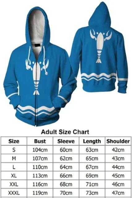Cos Link Cosplay Costume Outfits Fantasy 3D Printed Blue Pawn Hoodies Sweatshirt Pullover Shirt For Men Women Casual Streetwear
