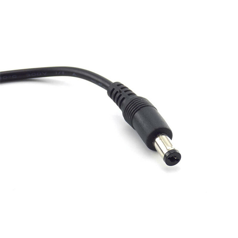ESCAM DC Power Cable Extension Cord, fêmea para macho Plug, CCTV Adaptador, cabos de alimentação 12V, 5.5mm x 2.1mm, cabo de alimentação da câmera