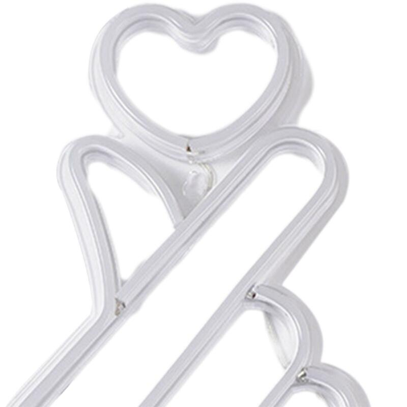 Неоновая подвеска в форме сердца с питанием от USB