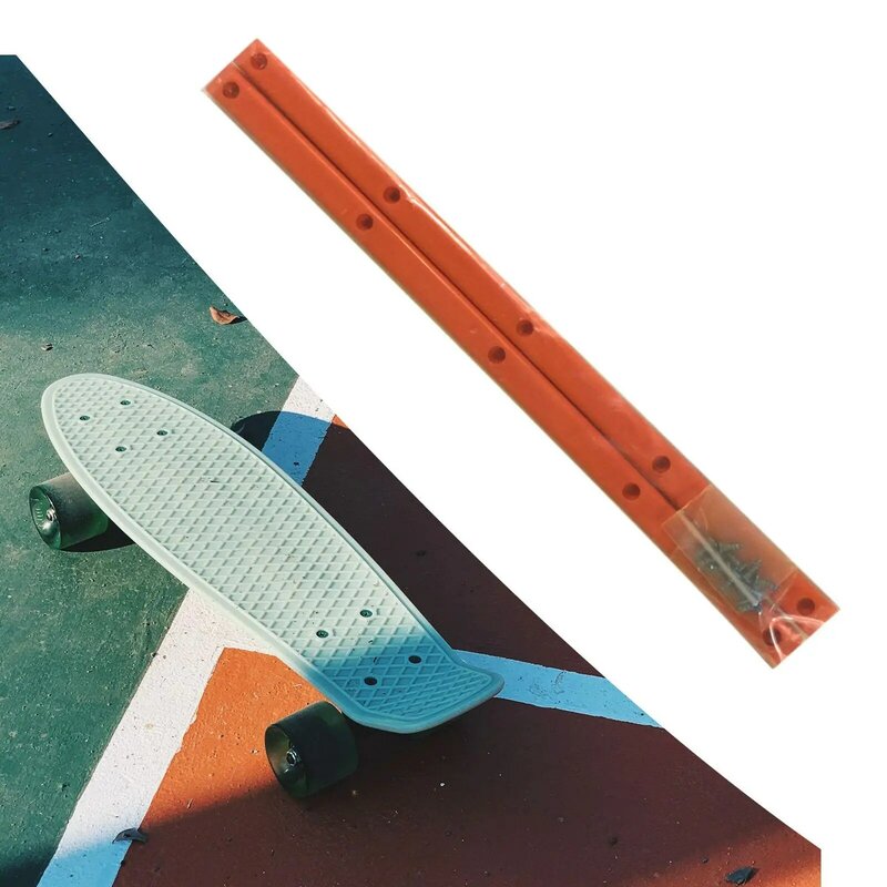 Paar Skateboard Rails Longboard Deck Verminderen Wrijvingsrand Beschermende Strips