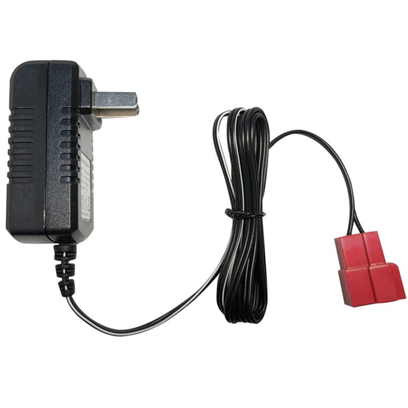 Cargador de coche de juguete con control remoto para niños, 12V o 6V, enchufe cuadrado para coche eléctrico