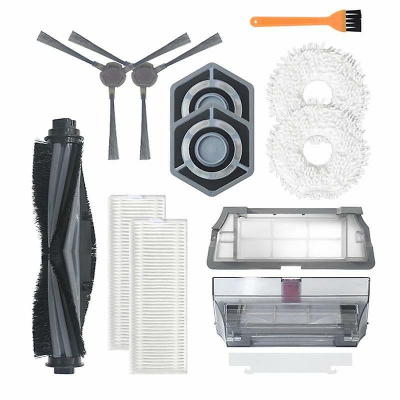 13pcs For Ecovacs With Side Brush Main Brush Dust Box Filter Cleaning