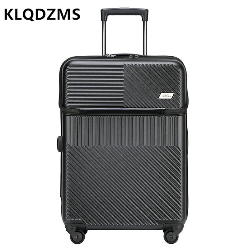 KLQDZMS-caja de bloqueo de abordaje de 20 pulgadas, rueda Universal, ultraligera, silenciosa, caja de viaje para hombre