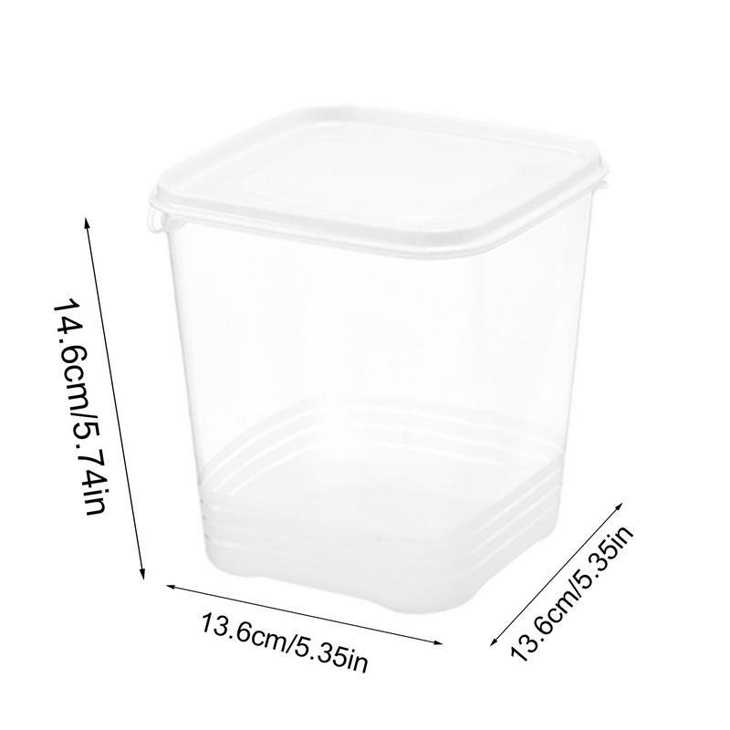 Food Storage Containers Airtight Lids Food Storage Container Portable Microwaveable Food Container Clear And Leak-proof
