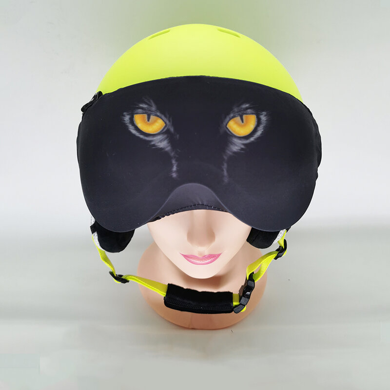 Juste de protection de visière de casque de patinage Scratch-Verde, couverture de lentille de casque de snowboard pour jeunes, bon marché, haute qualité