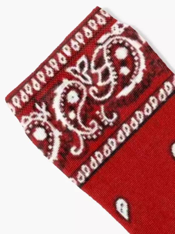 Calzini bandana rossi simpatici calzini sportivi e per il tempo libero da uomo di halloween da donna