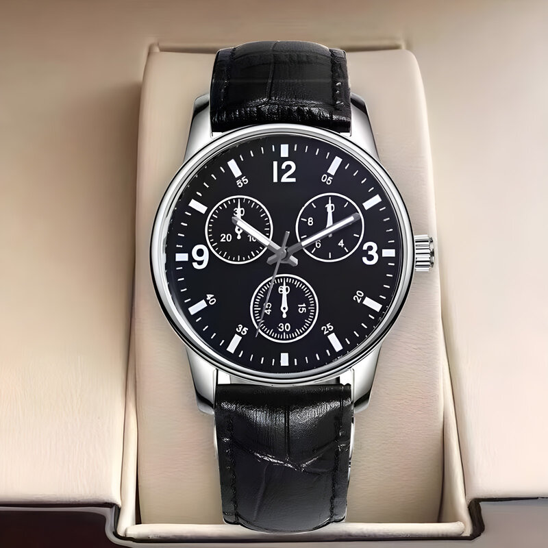 Orologio moda uomo minimalista illuminato facile da leggere quadrante cinturino in acciaio orologi per uomo regalo di compleanno