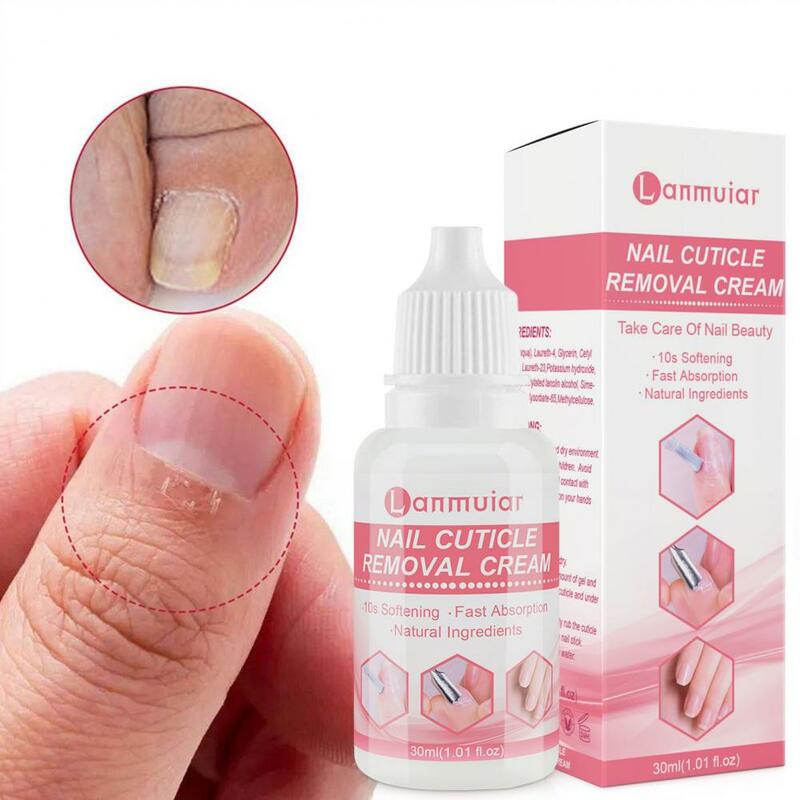 Zestaw pielęgnacja paznokci do makijażu profesjonalny krem do zmiękczania skórek dla zdrowszych paznokci delikatny skuteczny roztwór pielęgnacja paznokci naskórek