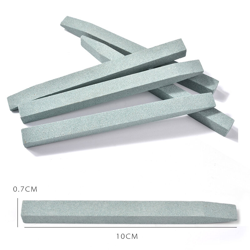 1~10PCS Green Nail Files Grinding Stone Bar File Nail Art Buffers Sanding Block  Manicure Exfoliator Cuticle Remover Polishing