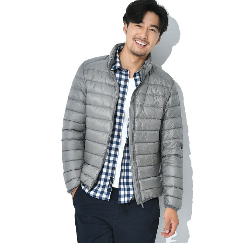MRMT 남성용 짧은 얇은 후드 다운 재킷, 두꺼운 화이트 덕 다운 재킷, 남성용 오버코트, 2024 브랜드