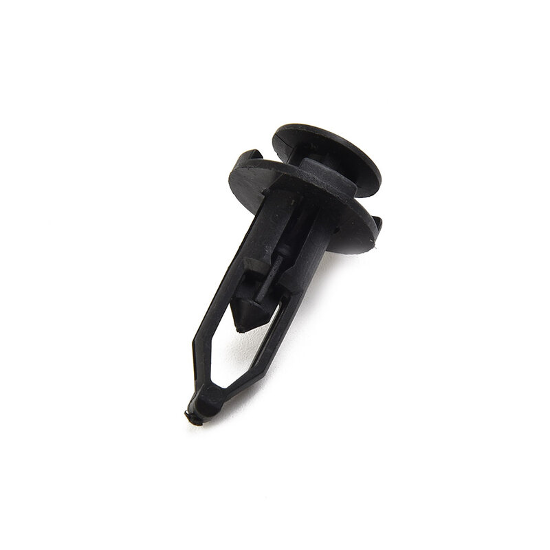 Morsetto clip di fissaggio in plastica perni di spinta decorazione nera rivetti parafango accessorio paraurti copertura posteriore 100 pz 9mm Automotive