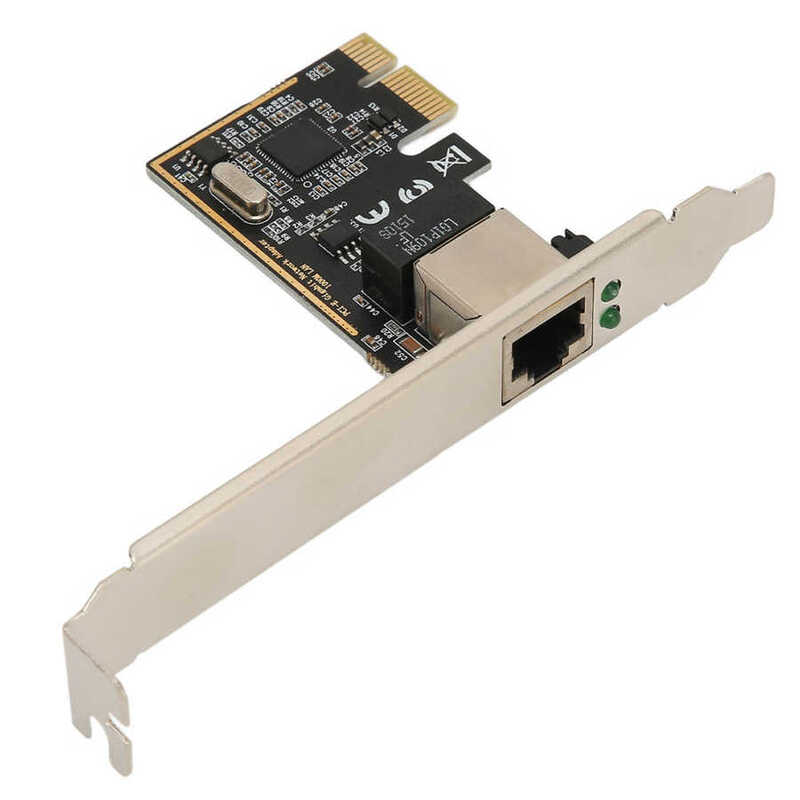 Scheda di rete PCIE Gigabit scheda Ethernet 10/100/1000Mbps RJ45 LAN PCIE per Windows 10 per 8/8.1 per 98SE per ME per 2000